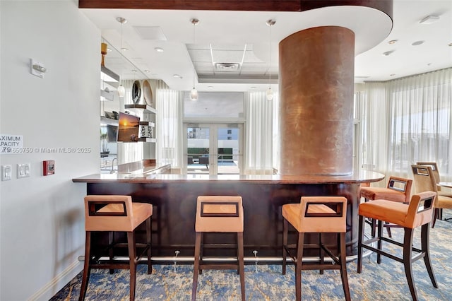 315 NE 3rd Ave Unit 1505, Fort Lauderdale, FL 33301 - bar with baseboards