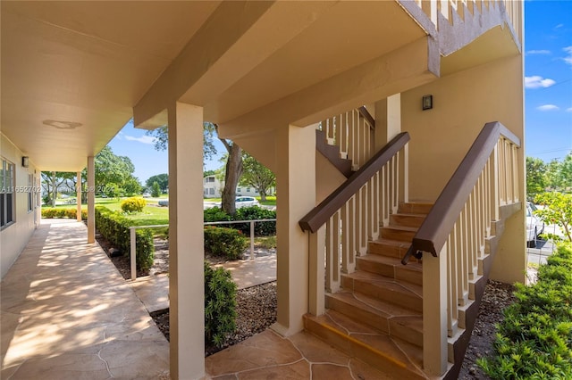 3024 Farnham O Unit 3024, Deerfield Beach, FL 33442 - view of patio / terrace with stairs