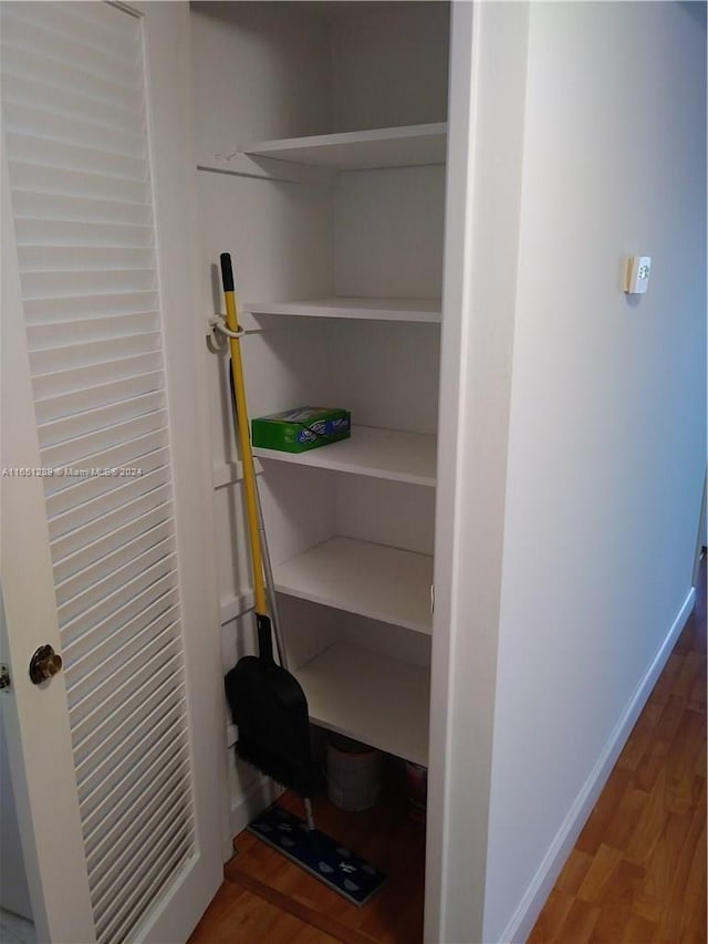 view of closet