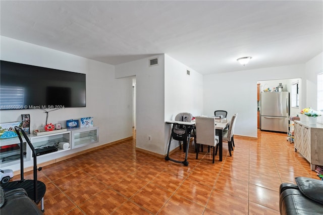 view of dining area