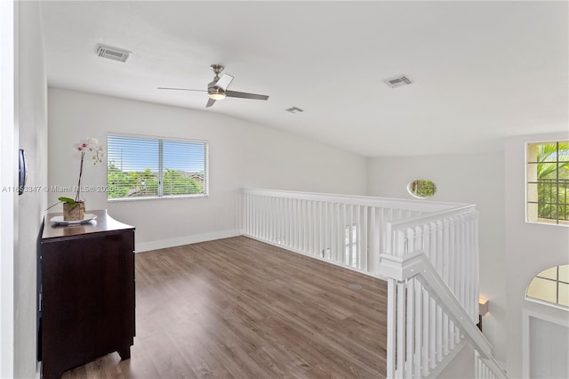 interior space featuring hardwood / wood-style floors