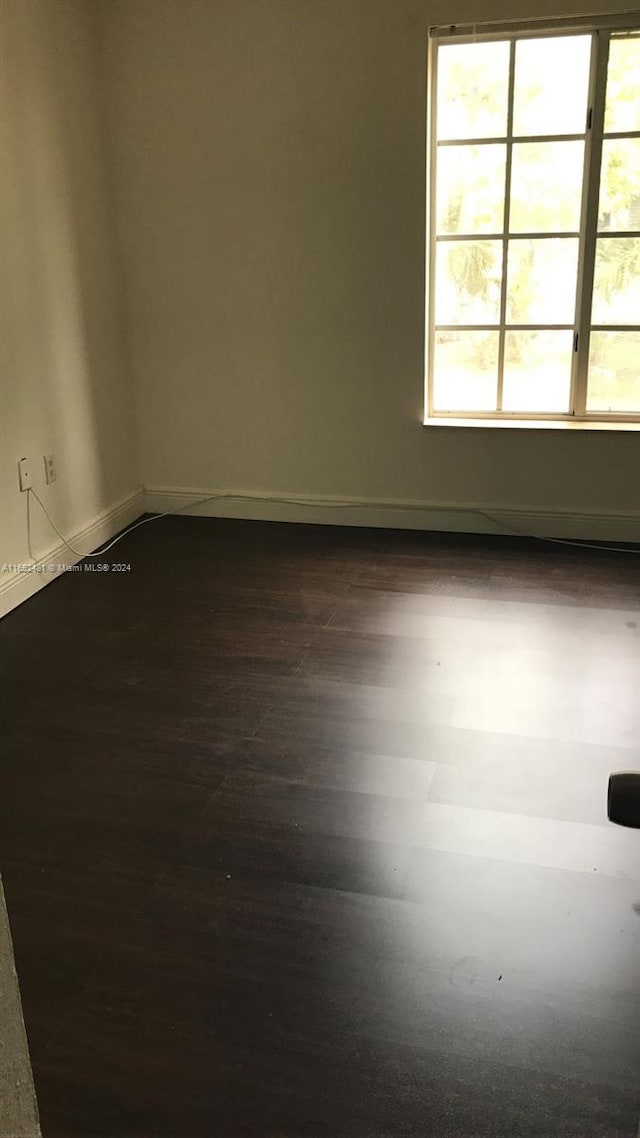 unfurnished room featuring wood-type flooring