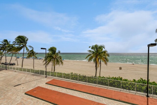 water view with a beach view