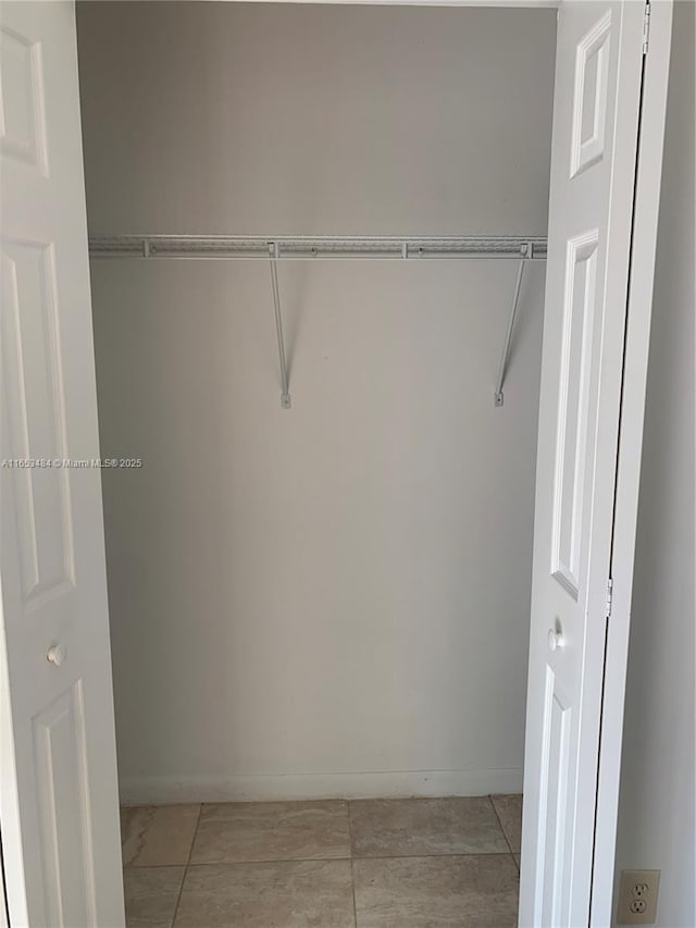 view of closet