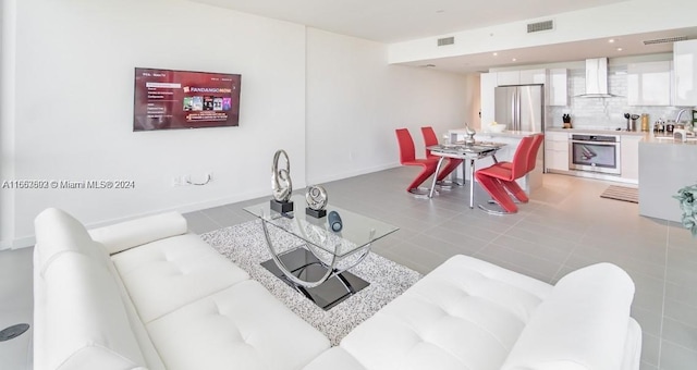 1600 NE 1st Ave Unit 1916, Miami, FL 33132 - living room with visible vents