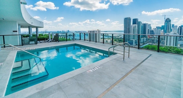 1600 NE 1st Ave Unit 1916, Miami, FL 33132 - community pool featuring a view of city