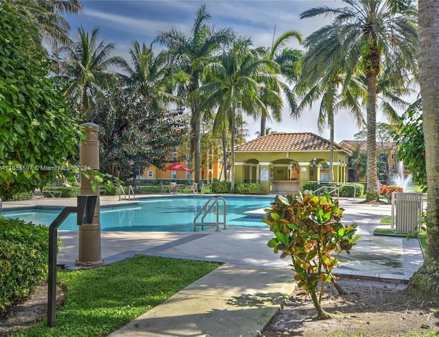 view of swimming pool