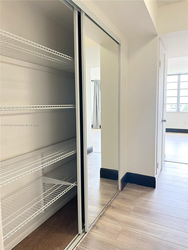 view of closet