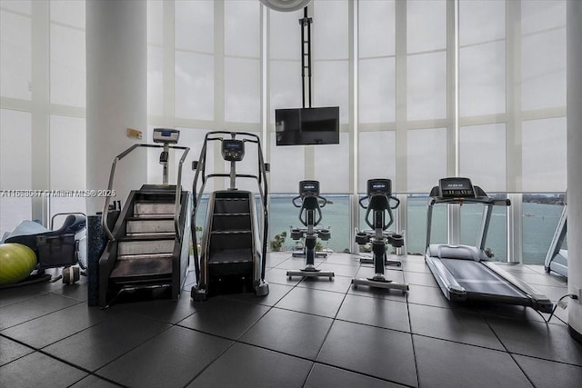 view of exercise room