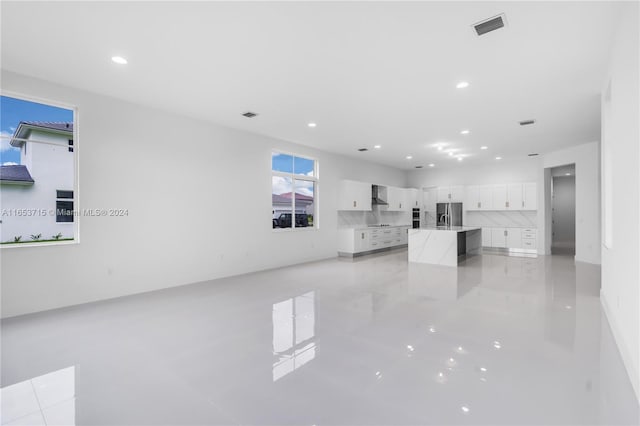 view of unfurnished living room