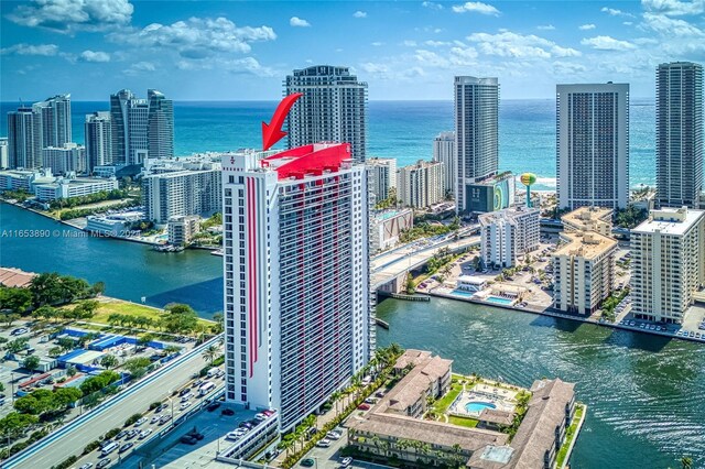 2602 E Hallandale Beach Blvd Unit R2304, Hallandale Beach, FL 33009 - view of urban area featuring a large body of water