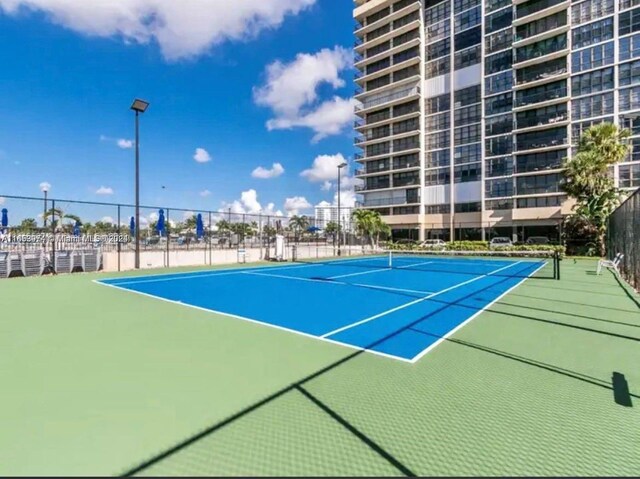 view of sport court