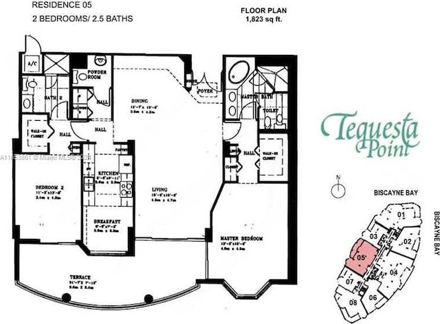 808 Brickell Key Dr Unit 2005, Miami, FL 33131 - view of home floor plan