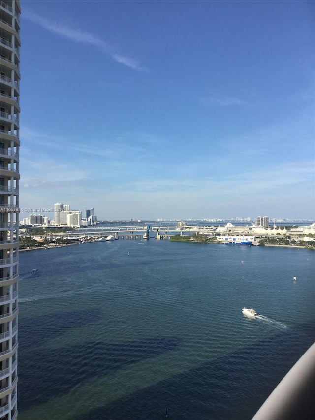 808 Brickell Key Dr Unit 2005, Miami, FL 33131 - water view with nearby urban area