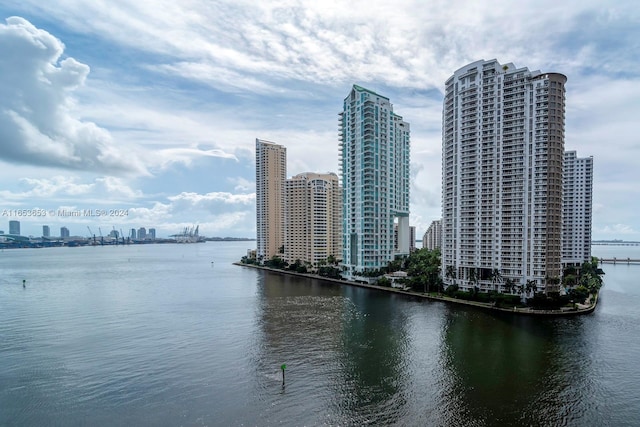 300 Biscayne Blvd Way Unit 902, Miami, FL 33131 - view of water feature featuring a city view