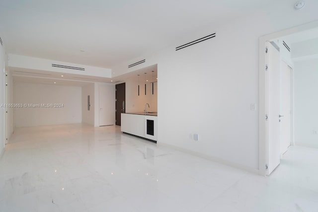 300 Biscayne Blvd Way Unit 902, Miami, FL 33131 - unfurnished living room with marble finish floor and a sink