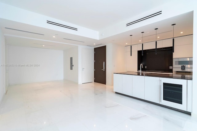 300 Biscayne Blvd Way Unit 902, Miami, FL 33131 - kitchen featuring modern cabinets, white cabinetry, electric panel, and recessed lighting