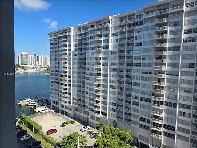 view of property featuring a water view