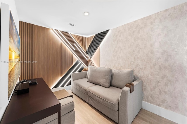 interior space featuring light hardwood / wood-style flooring