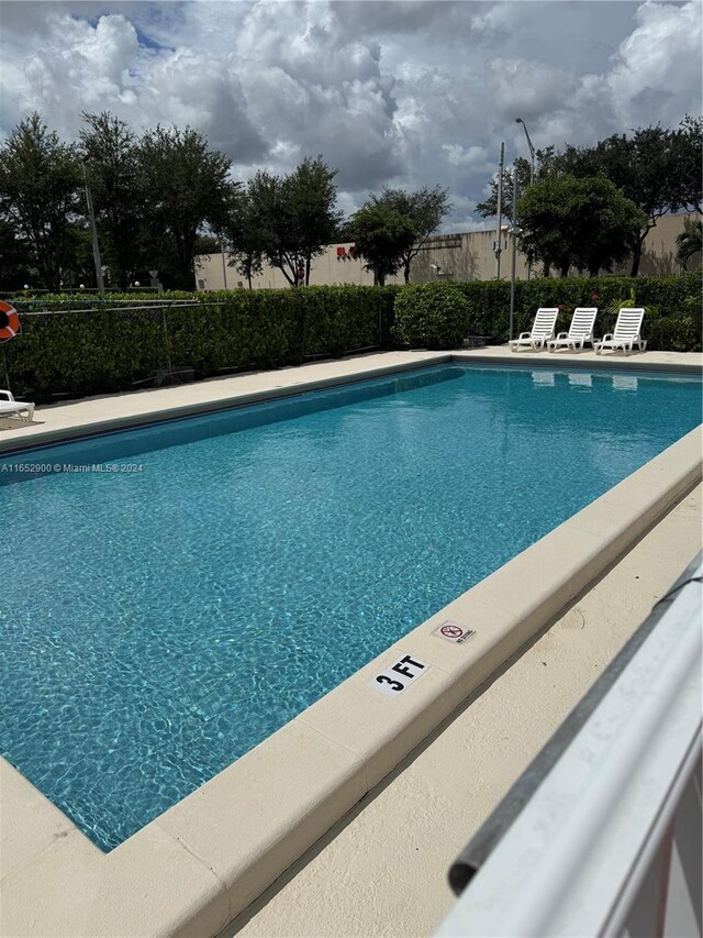 view of swimming pool