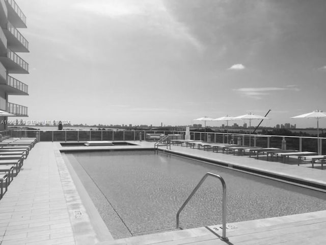 view of pool