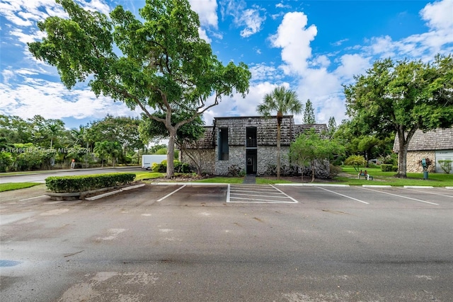 view of car parking