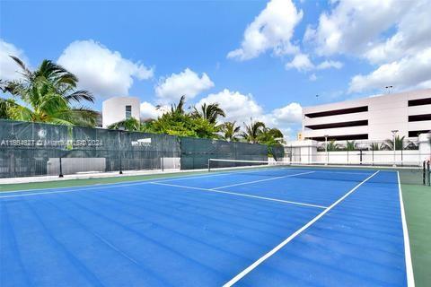 view of tennis court