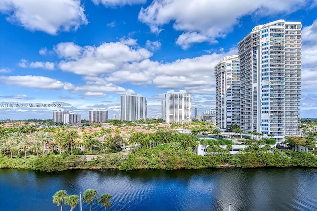 20505 E Country Club Dr Unit 231, Aventura, FL 33180 - water view featuring a view of city
