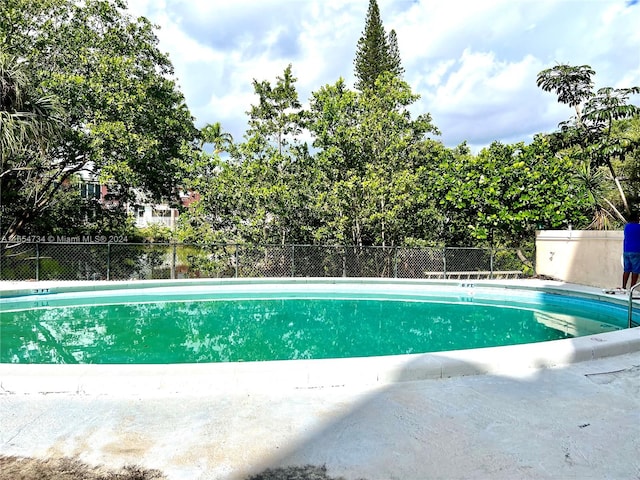 view of pool