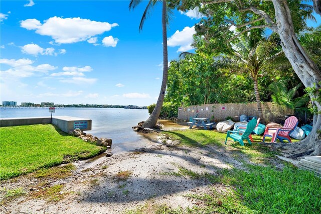 1516 S Lakeside Dr Unit 112, Lake Worth, FL 33460 - dock area with a water view