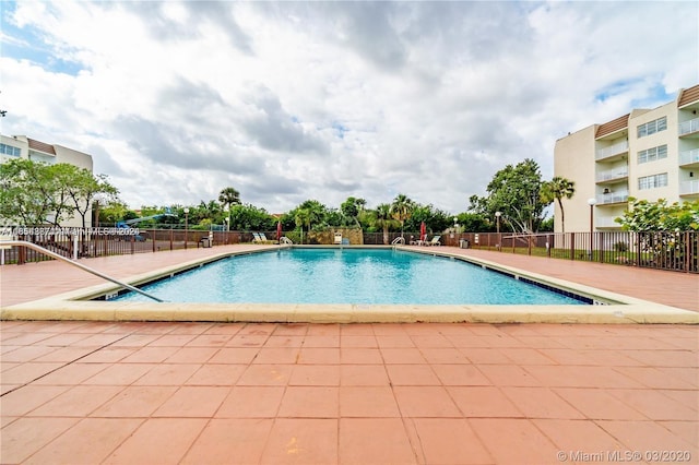 view of pool