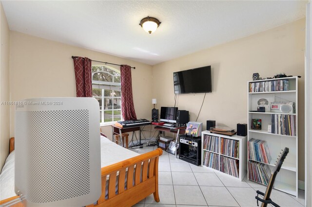 view of tiled bedroom