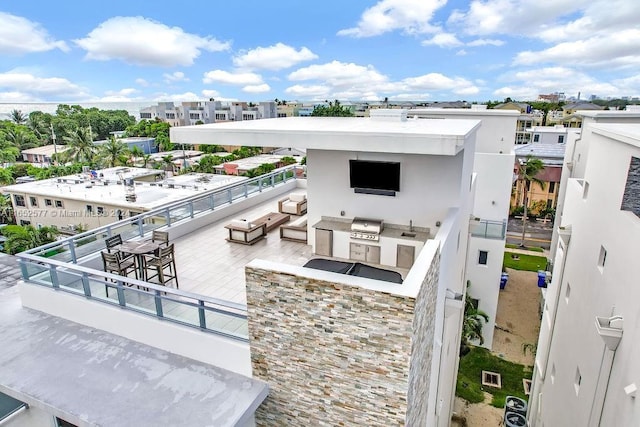 348 Desoto St, Hollywood, FL 33019 - view of patio / terrace featuring area for grilling and a grill