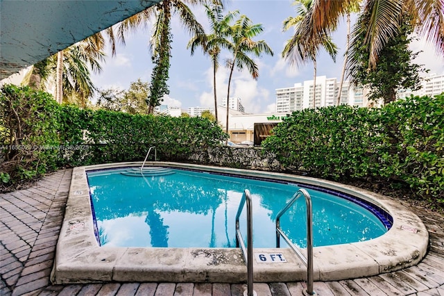 view of swimming pool