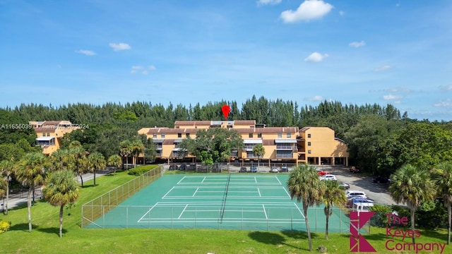 view of sport court