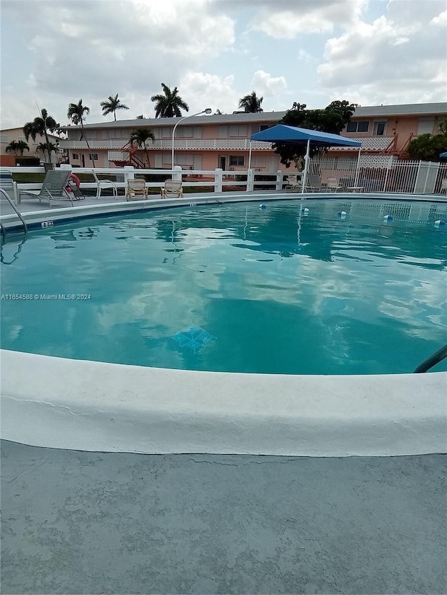 view of pool