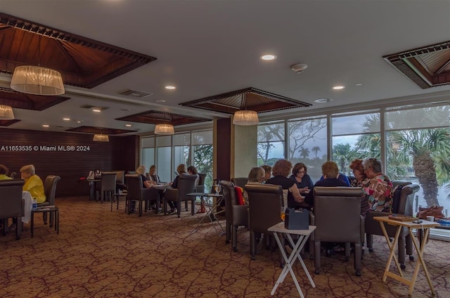 lobby with visible vents