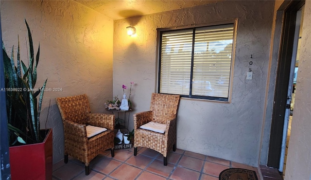 interior space featuring tile patterned floors