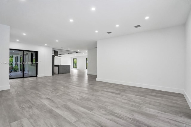 view of unfurnished living room