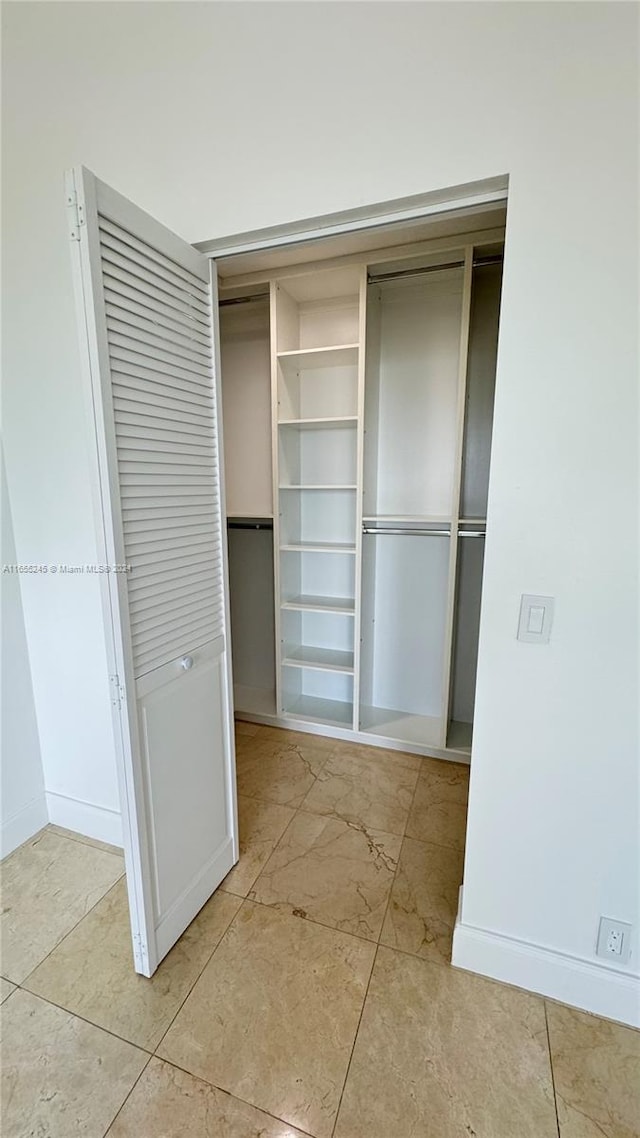 view of closet