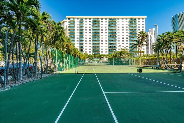 view of sport court