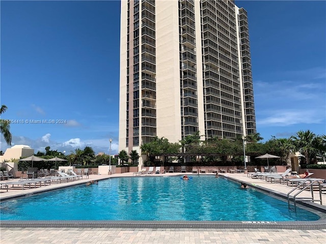 view of swimming pool