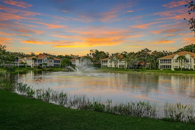 property view of water