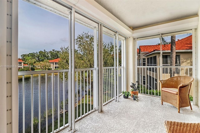 sunroom with a wealth of natural light