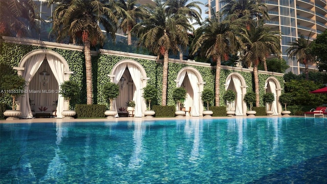 17901 Collins Unit Sf4, Sunny Isles Beach, FL 33160 - view of outdoor pool
