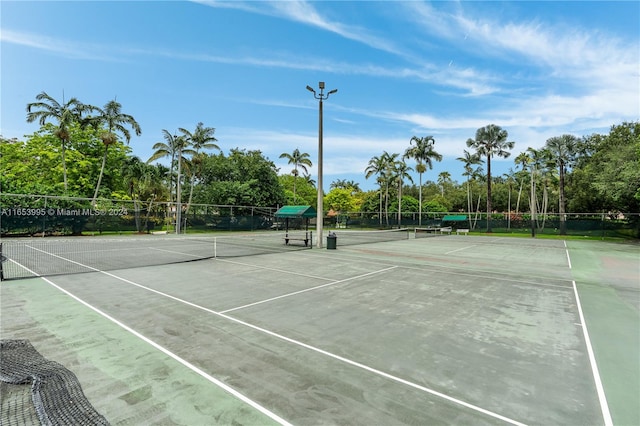 view of sport court