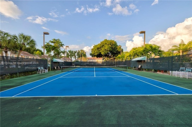 view of sport court