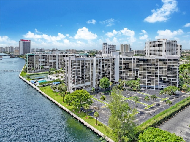 view of property featuring a water view