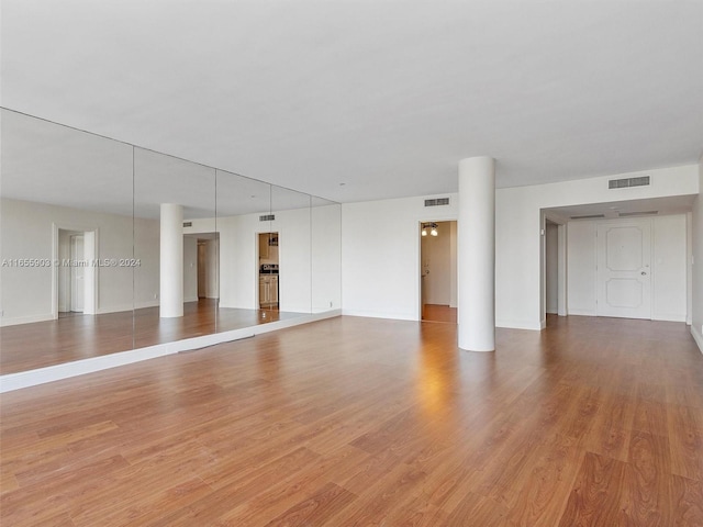 interior space featuring hardwood / wood-style flooring