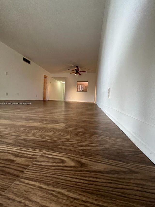 bathroom with vanity and hardwood / wood-style floors